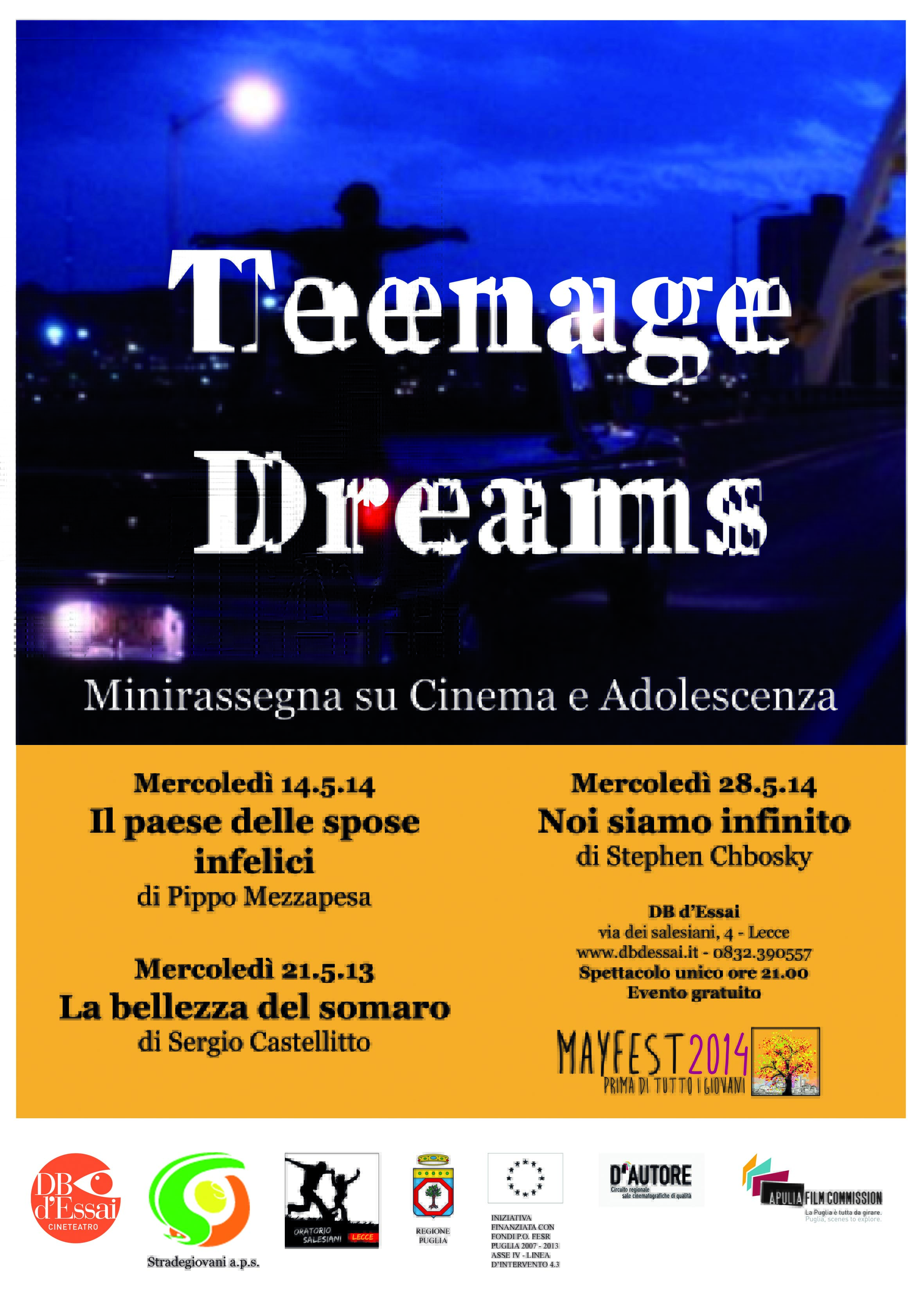 MayFest e Teenage Dream al Db D’Essai di Lecce