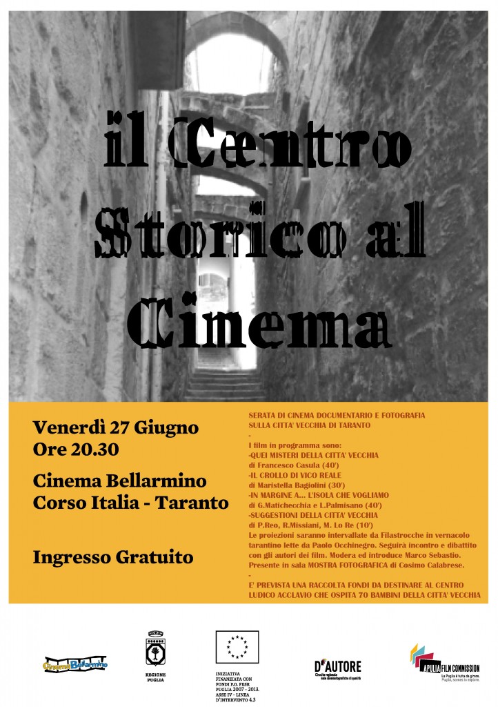 Taranto vecchia al cinema Circuito D'Autore